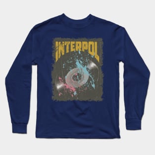 Interpol Vintage Vynil Long Sleeve T-Shirt